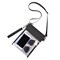 Clear Crossbody Purse Bag Stadium Approved Clear Tote Bag for Work Concert Sports(Clear Black)